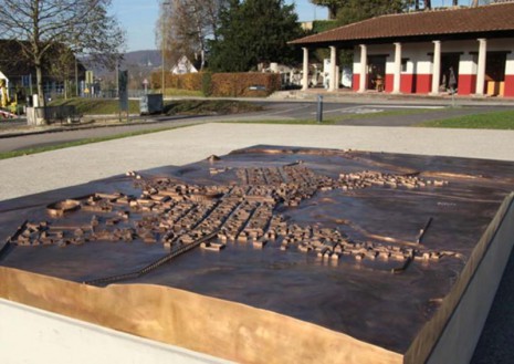 Das grosse Stadtmodell aus Bronze, foto: s.schenke (2/3)